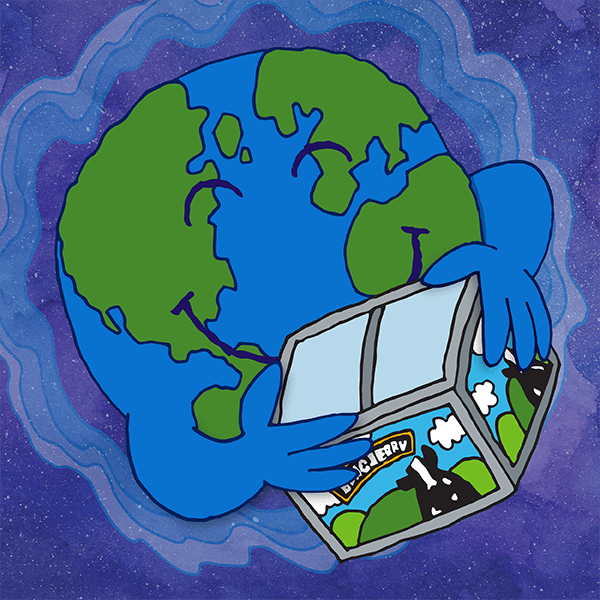 Εικονίδιο «Πιο καθαροί, πιο οικολογικοί καταψύκτες»