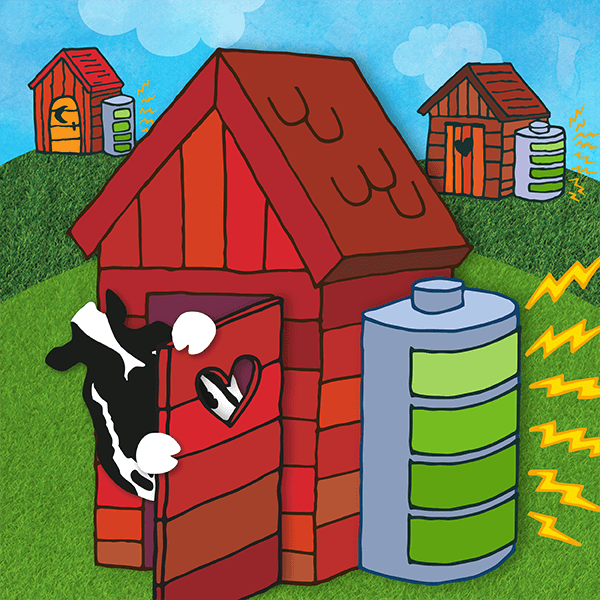 Εικονίδιο παραγωγικής διαχείρισης αποβλήτων