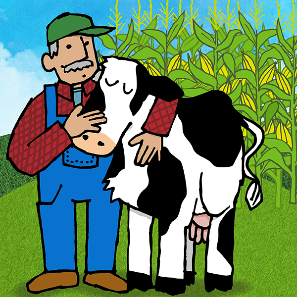 Εικονίδιο αναγεννητικής γεωργίας και καλής διαβίωσης των ζώων